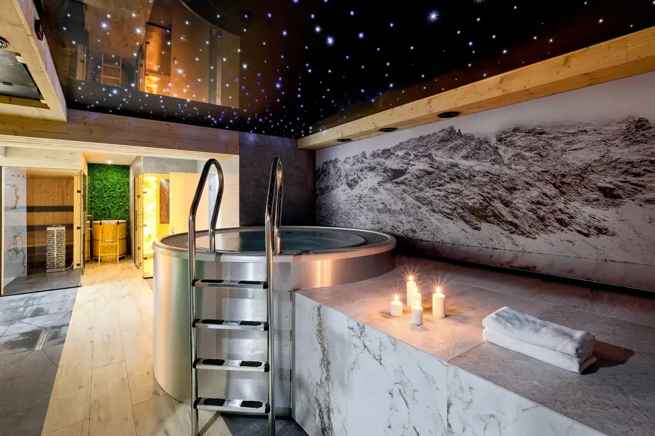 Relaks w apartamentach Bachledzki Wierch: jacuzzi, sauna i gwieździste niebo na suficie.