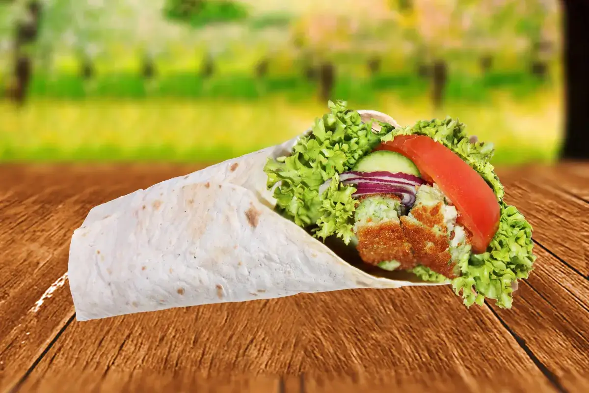 Wegański rollo kebab