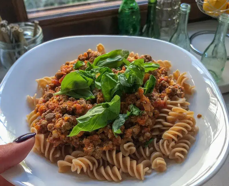 spaghetti bolognese fit wersja