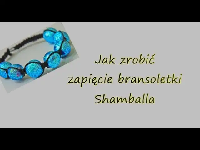 zapięcie makramowe shamballa krok po kroku