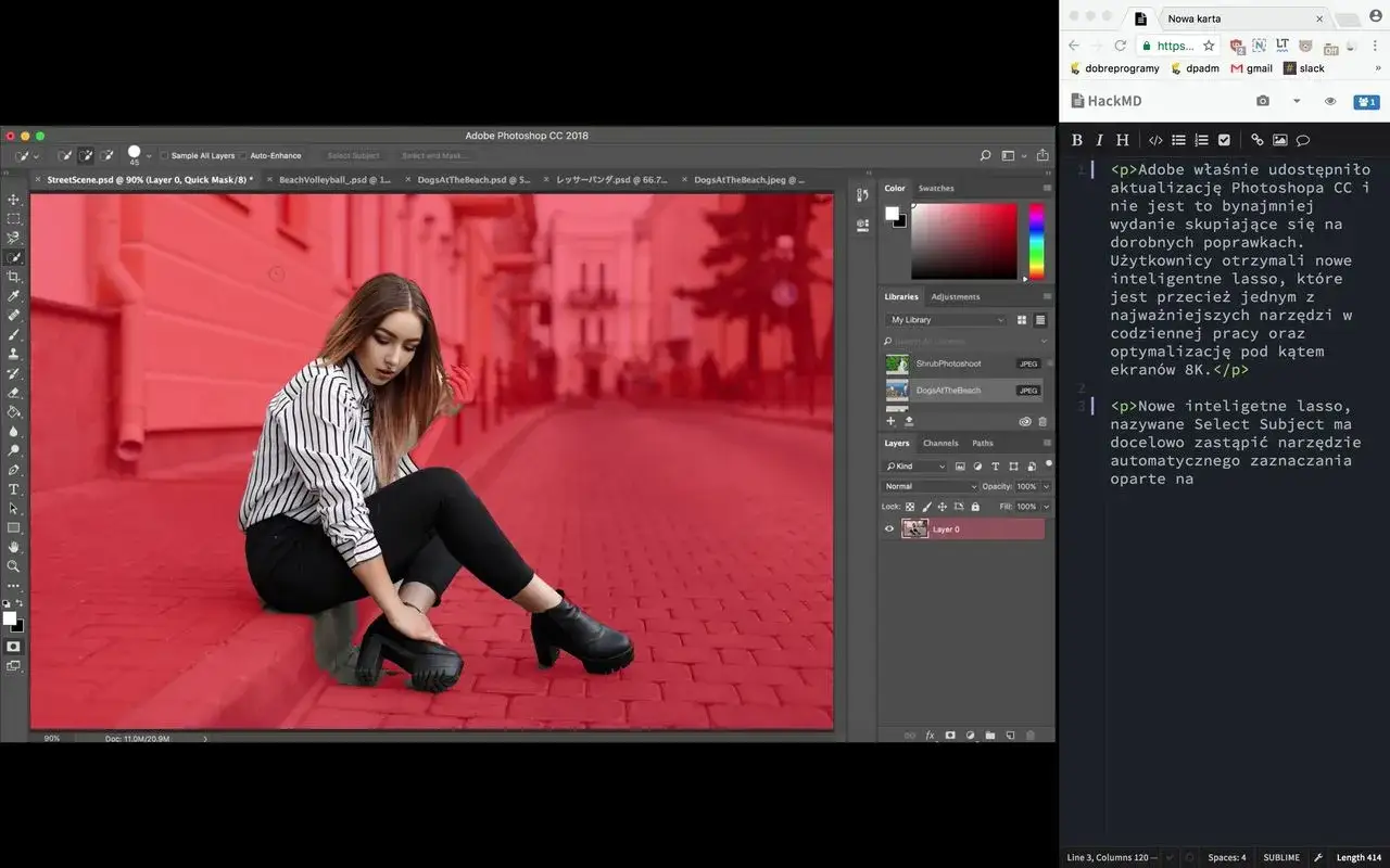 Photoshop zaznaczanie obiektu jednym kliknięciem