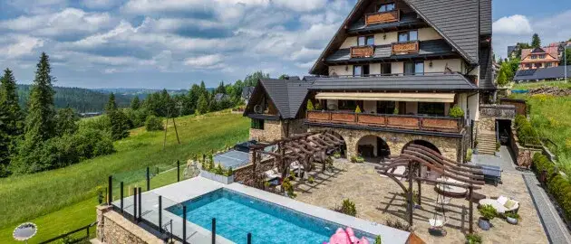 Agroturystyka Bukowina Tatrzańska widok na góry