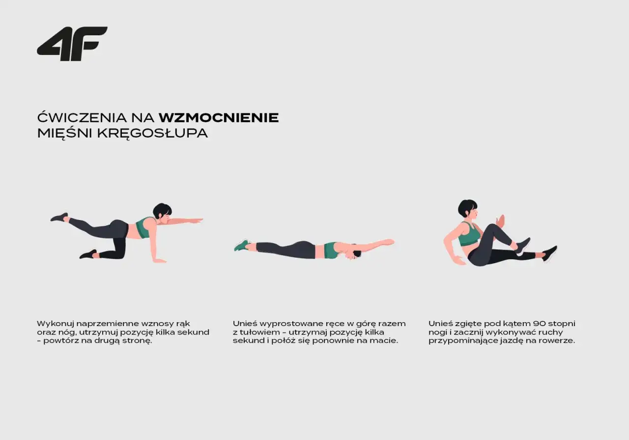 ćwiczenia na kręgosłup w domu