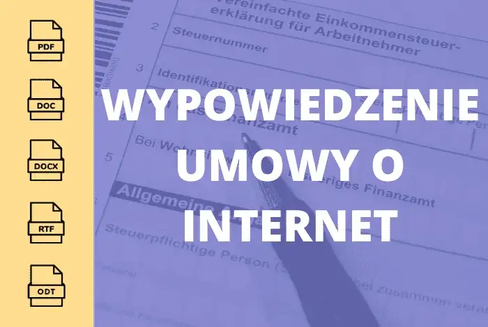 wzór odstąpienia od umowy telekomunikacyjnej