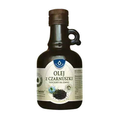 przechowywanie oleju z czarnuszki ciemna butelka