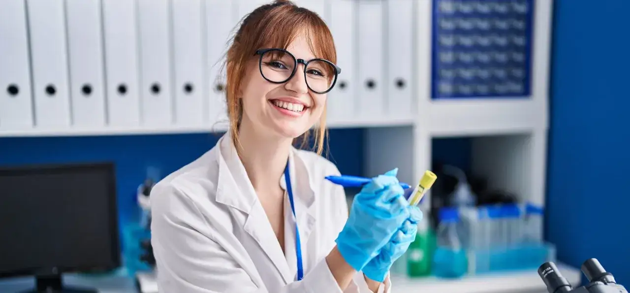 farmaceuta w laboratorium por&oacute;wnanie zarobk&oacute;w