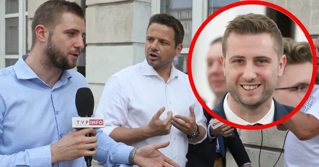 Miłosz Kłeczek z żoną i dziećmi na zdjęciu.