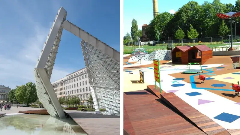 r&oacute;żnice budynek budowla obiekt małej architektury