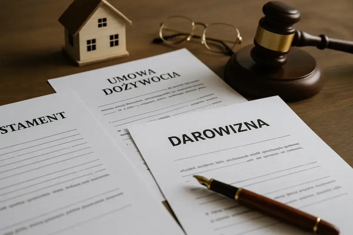 Umowa dożywocia i darowizna nieruchomości porównanie