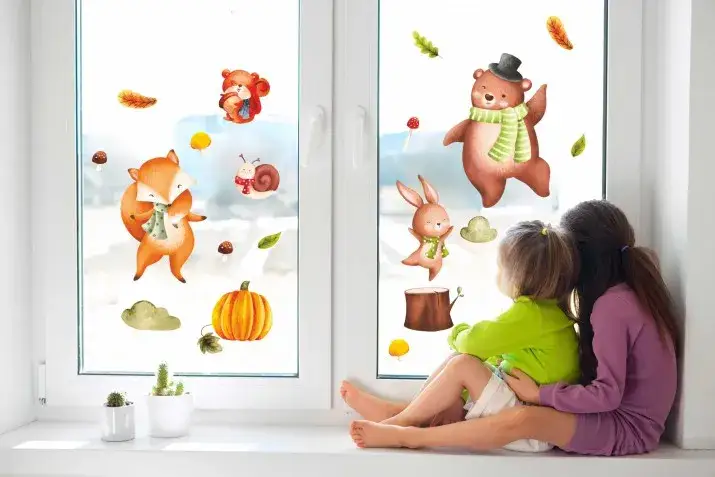 naklejki na okno pok&oacute;j dziecka