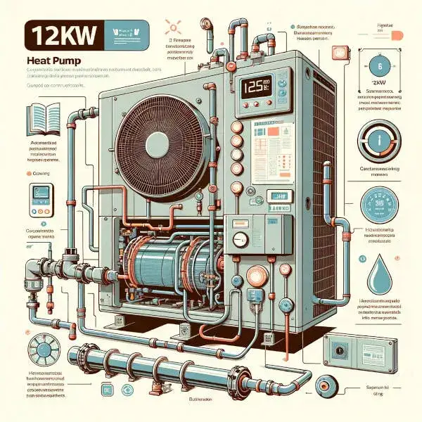 Zdjęcie Pompa ciepła 12 kW – na ile metrów wystarczy do ogrzewania?