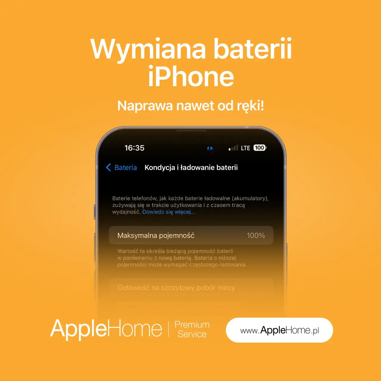 Zdjęcie Wymiana baterii iPhone 6 w Warszawie - szybkie i tanie usługi