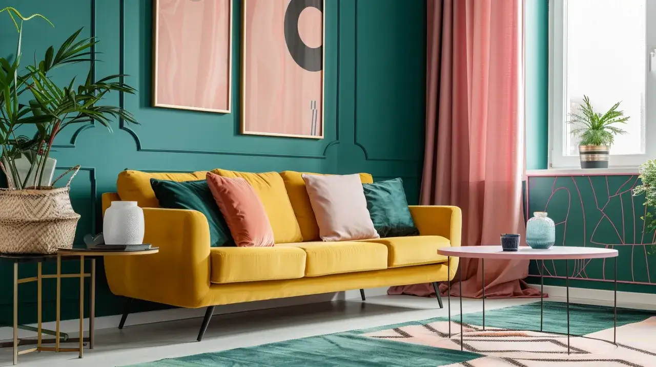 Zdjęcie Modne połączenia kolorów w mieszkaniu - Inspiracje i pomysły