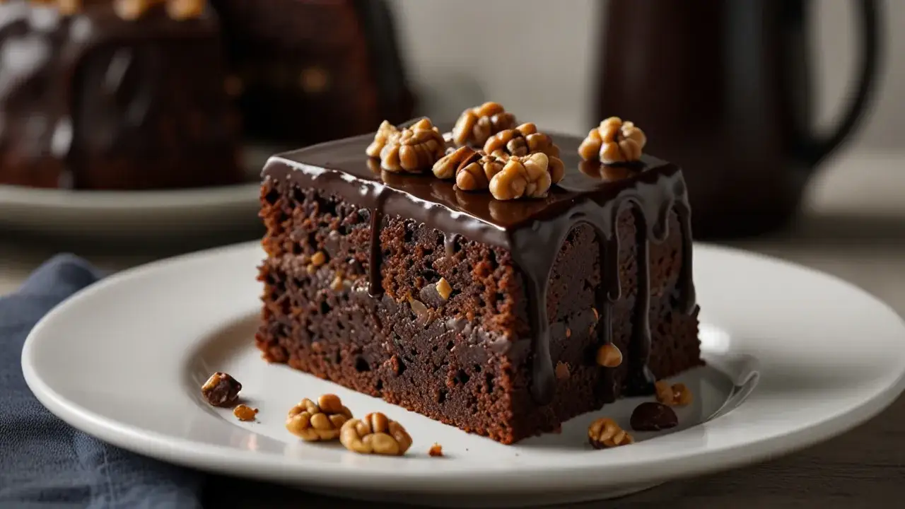 Zdjęcie Ciasto czekoladowo-orzechowe: Polecamy dla smakoszy czekolady