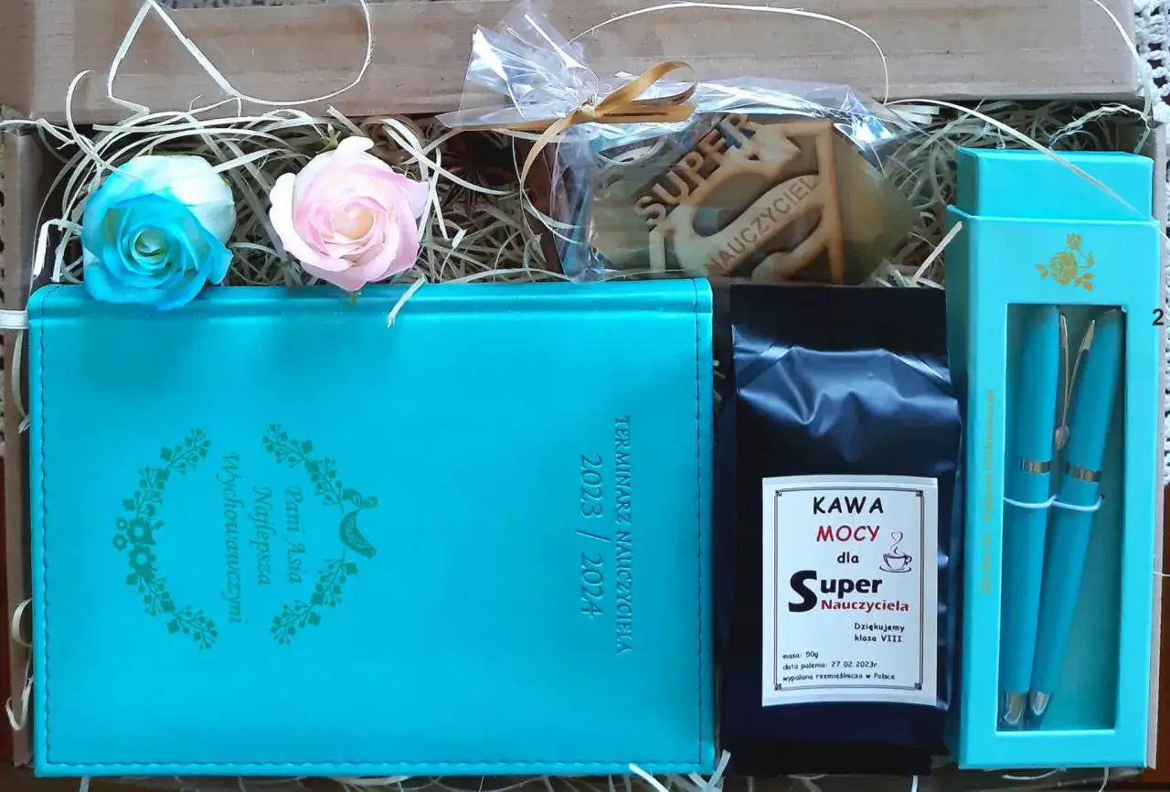 kosz prezentowy dla nauczyciela od klasy