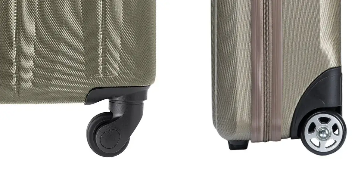 rodzaje k&oacute;łek do walizek por&oacute;wnanie