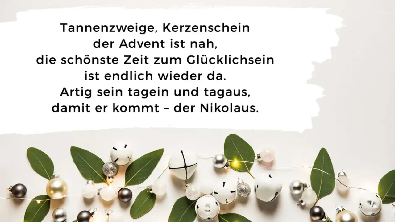 Moderne kurze Weihnachtsgedichte für Social Media