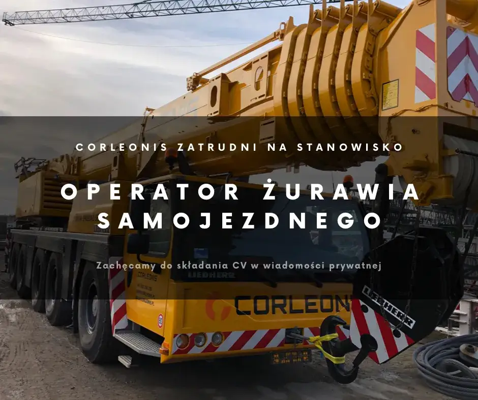 operator dźwigu samojezdnego praca
