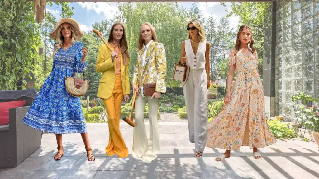 stylizacje garden party elegancko i swobodnie
