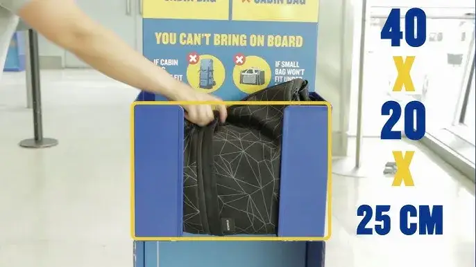 ryanair sizer kontrola bagażu