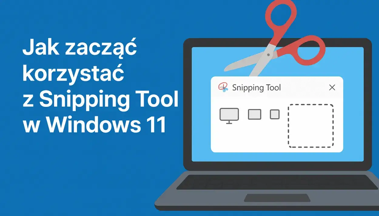 Narzędzie Wycinanie nagrywanie ekranu Windows 11 interfejs