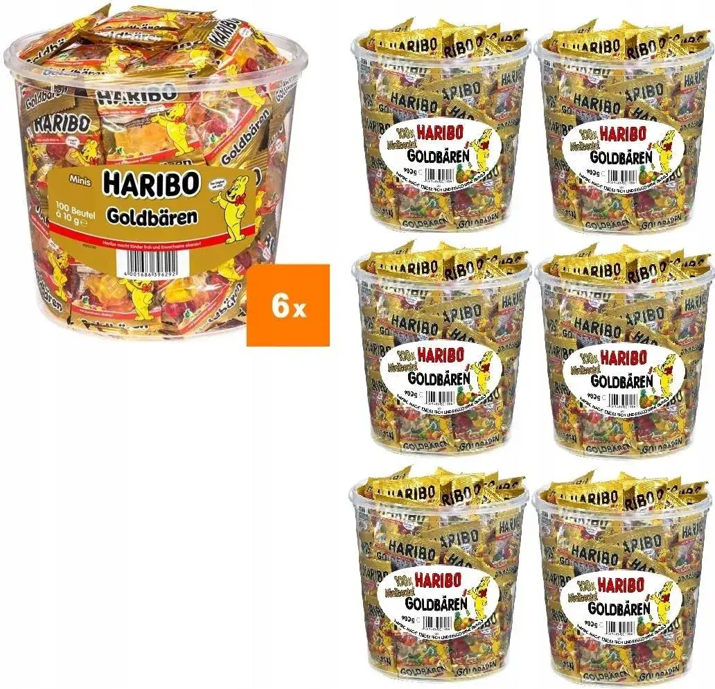 Haribo mini paczki w sklepie stacjonarnym