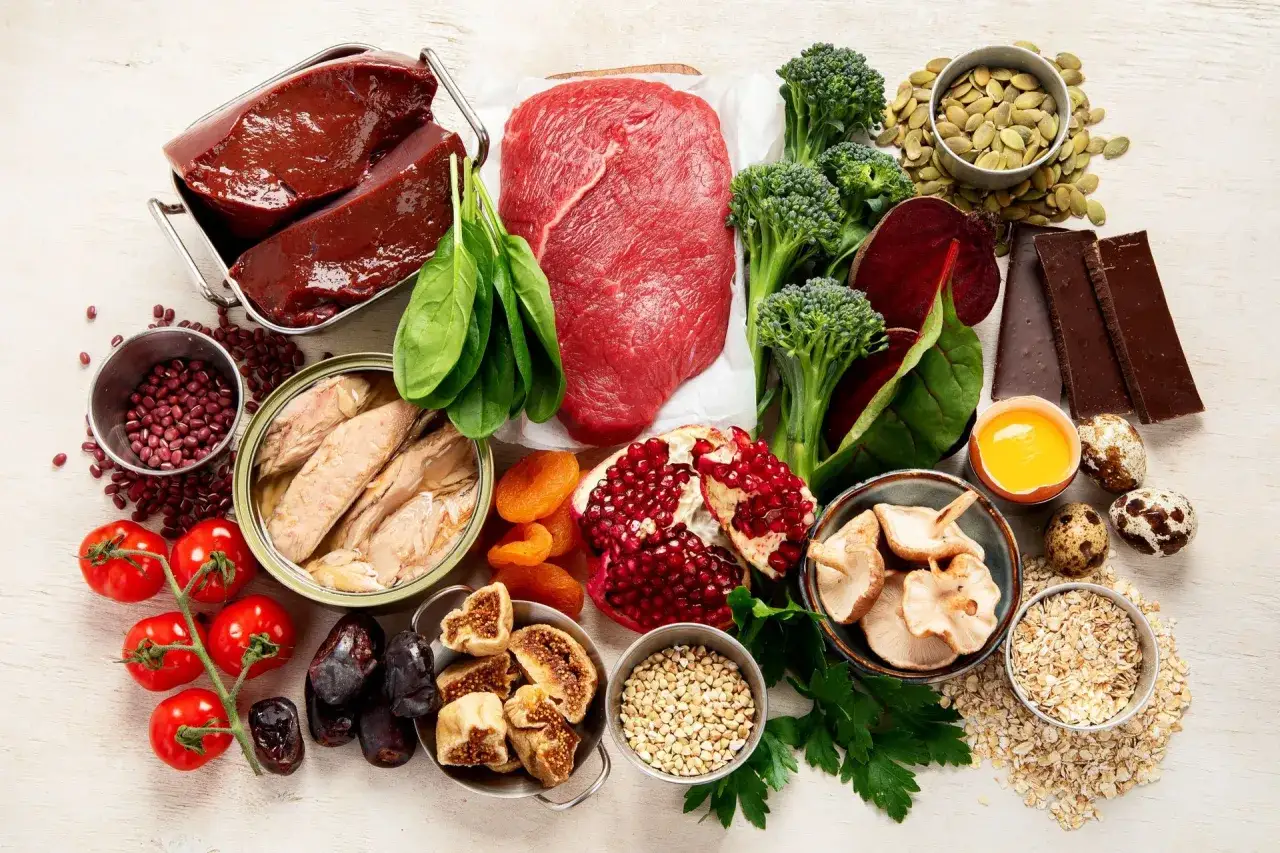 produkty bogate w biotynę cynk żelazo
