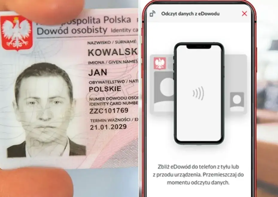 Dowód osobisty, telefon i konto bankowe