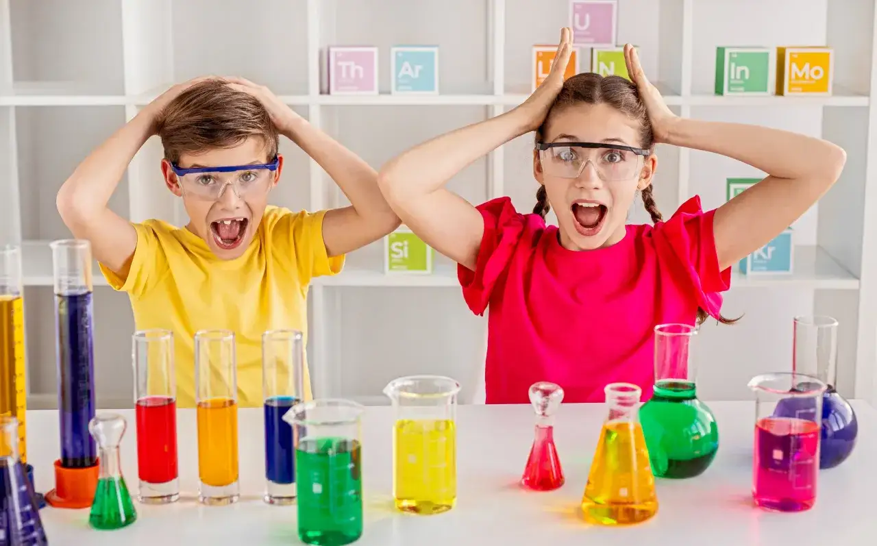 domowe laboratorium dla dzieci składniki