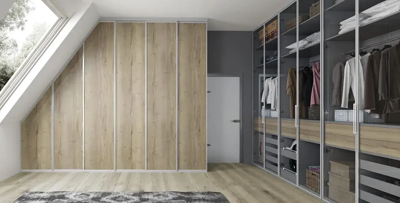 Nowoczesne drzwi do garderoby trendy