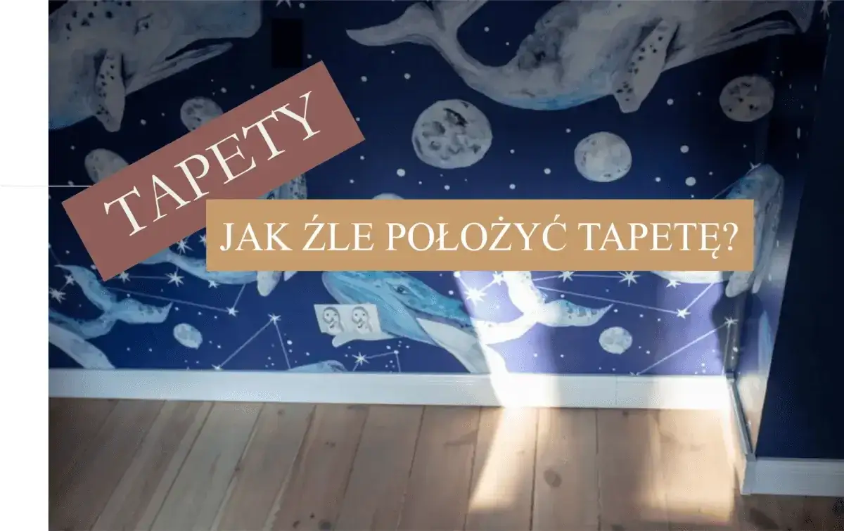 Tapety z wielorybami i gwiazdami. Tekst: 