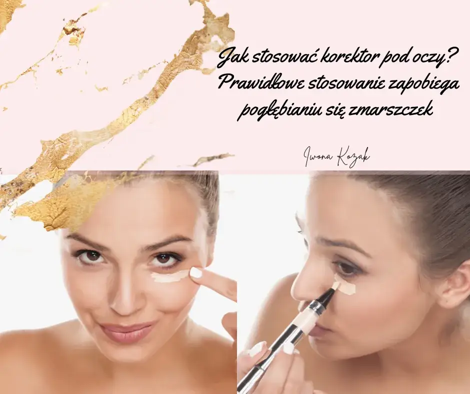 technika trójkąta korektor pod oczy