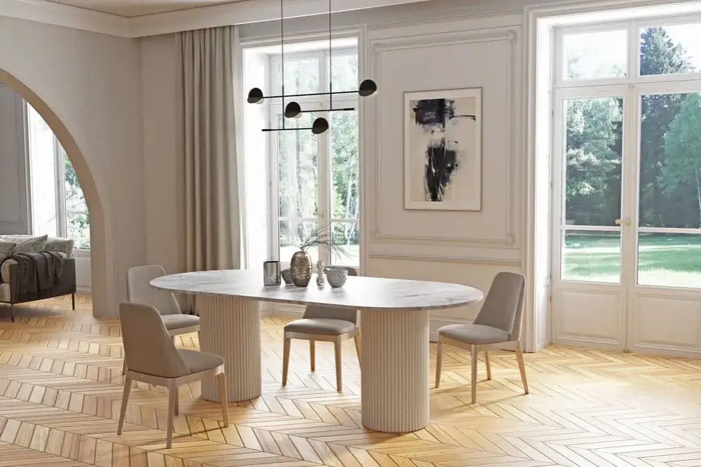 sztukateria w nowoczesnym salonie