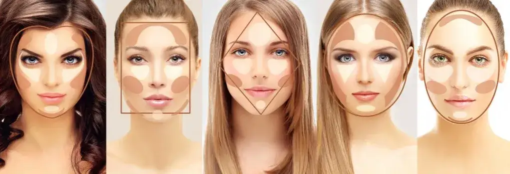 delikatne modelowanie twarzy makijaż
