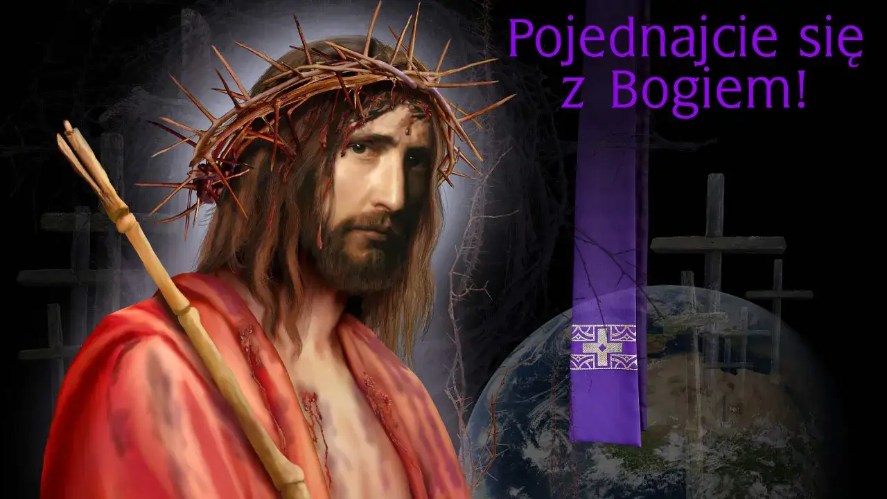 Jezus w koronie cierniowej, z ranami, symbolizuje odkupienie. Czy Bóg wybacza grzech nieczystości? Zwróć się do Niego.