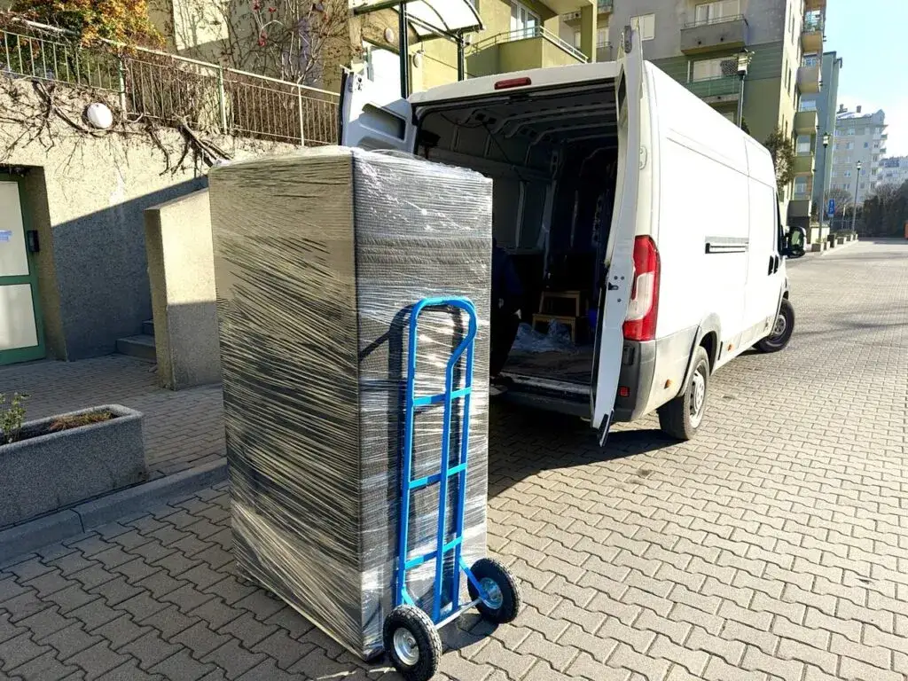 lodówka po transporcie odpoczywa