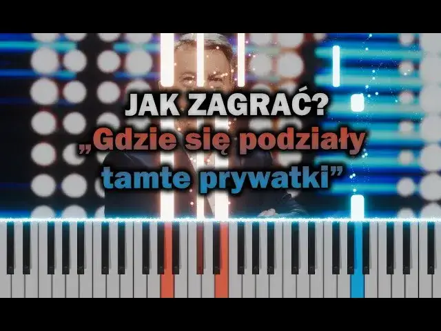 Nuty Gdzie się podziały tamte prywatki pianino