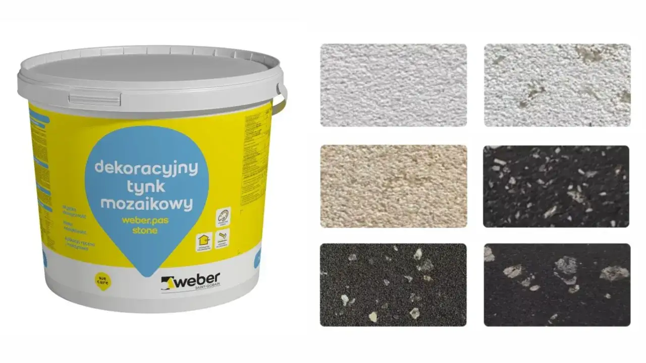 przykłady farb do tynku mozaikowego