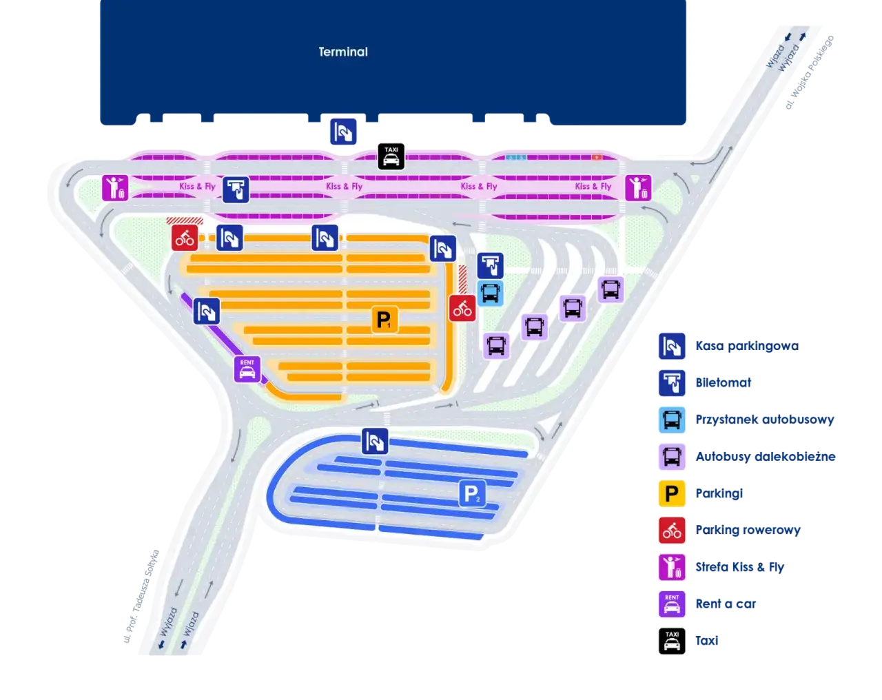 Dojazd lotnisko Radom parking
