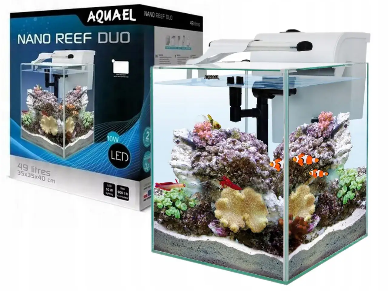 Akwarium morskie zestaw startowy sprzęt