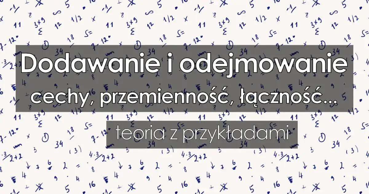 przemienność dodawania przykład