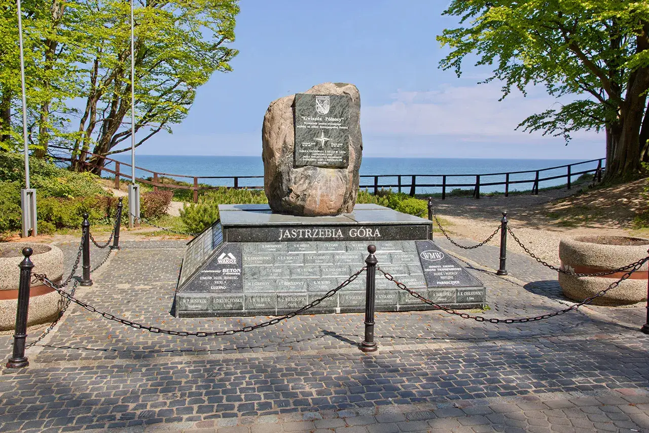 Gwiazda P&oacute;łnocy Jastrzębia G&oacute;ra obelisk