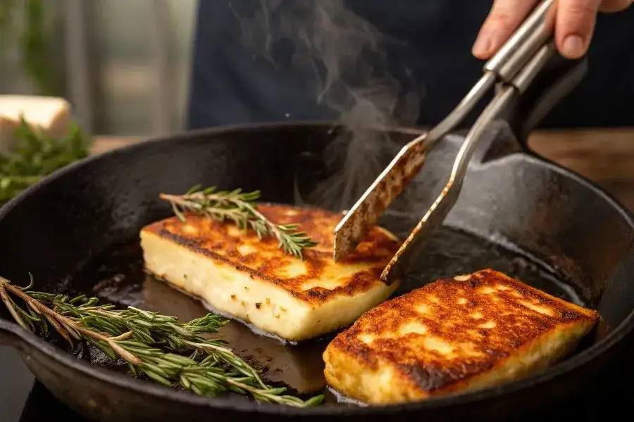 Zdjęcie Jak smażyć halloumi, aby uzyskać idealną chrupkość i smak
