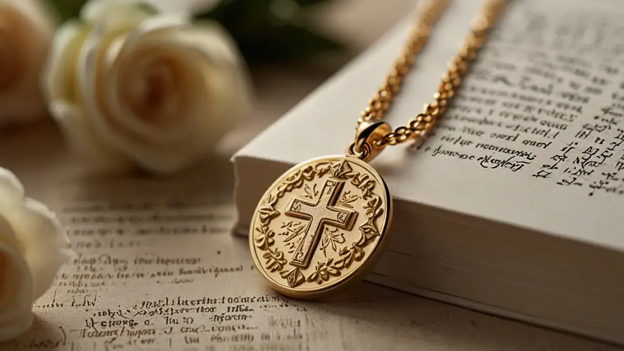 Zdjęcie Złoty medalik na komunię – więcej niż biżuteria, to tradycja!