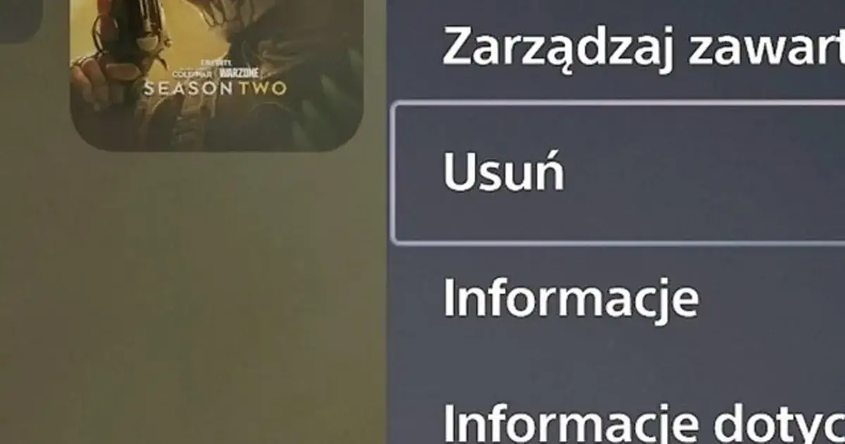 Zdjęcie Jak odinstalować grę na PS5 i nie stracić zapisanych danych