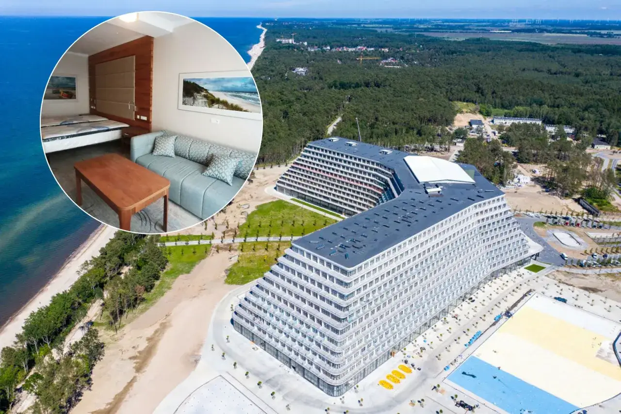 Hotel Gołębiewski Pobierowo: zobacz wnętrze pokoju i nowoczesny obiekt z lotu ptaka. Sprawdź hotel gołębiewski pobierowo cennik.
