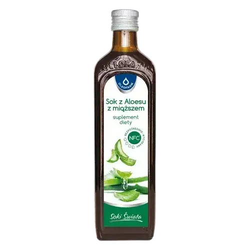 Sok z aloesu butelka ciemne szkło