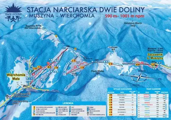 Stoki narciarskie Beskid Sądecki Piwniczna-Zdr&oacute;j