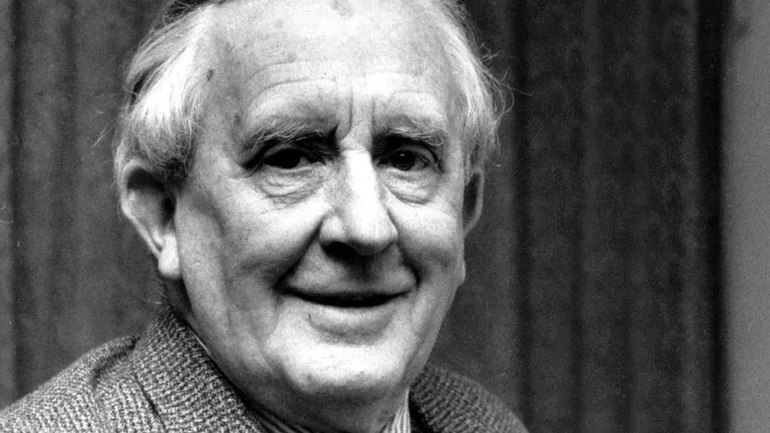 J. R. R. Tolkien Porträt oder Schwarz-Weiß-Foto