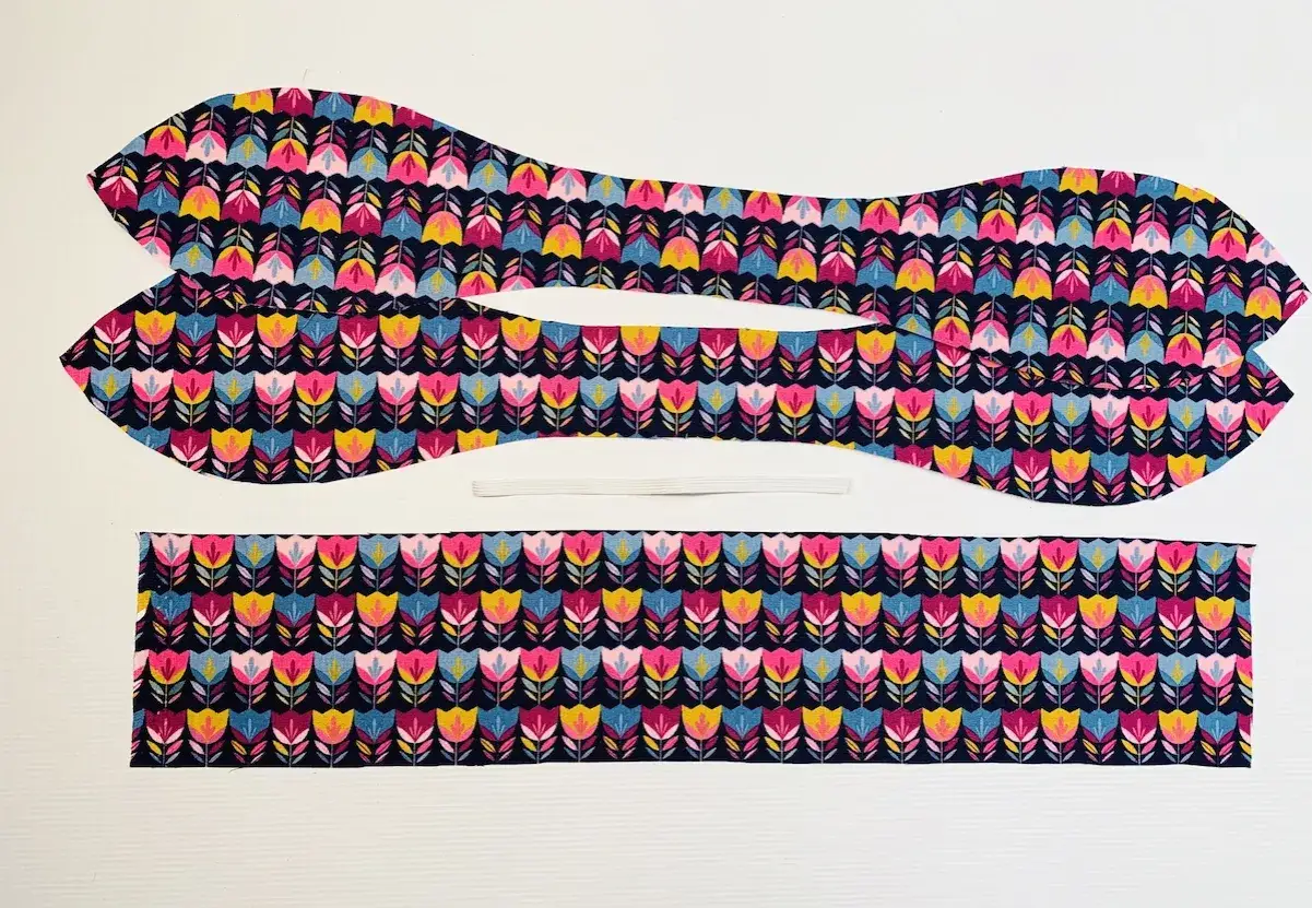 r&oacute;żne tkaniny na gumki scrunchie